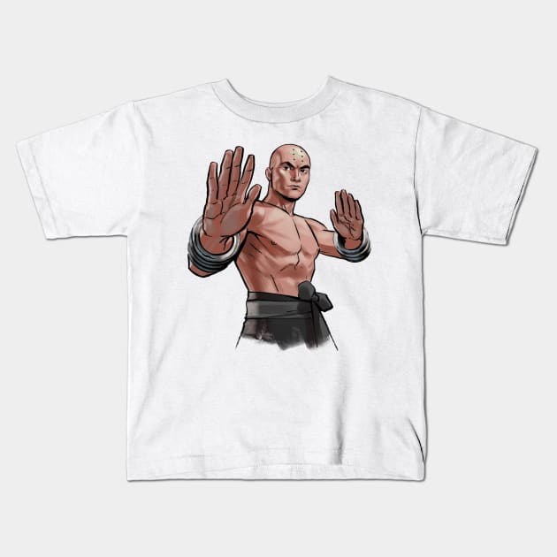 Gordon Liu Kids T-Shirt by ohshirtdotnet